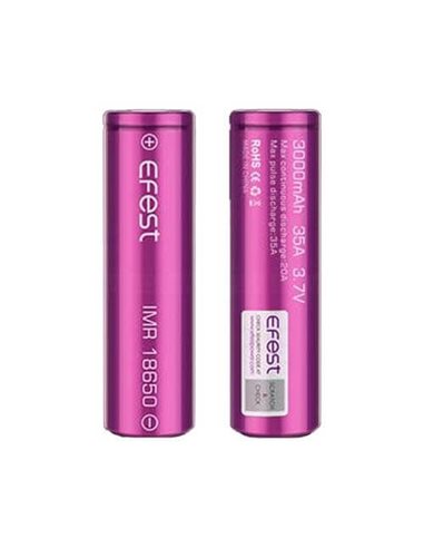 Batería Efest IMR 18650 3000mAh 35A