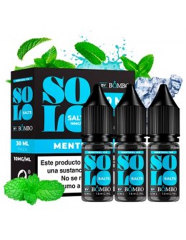 Bombo by Solo Salts Menthol Ice 3x10ml -   