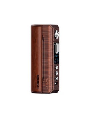 Voopoo Drag M100S Mod Antique Brass & Padauk