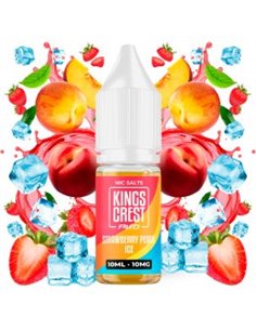 Kings Crest Salts Strawberry Peach Ice 10ml 10 mg