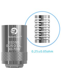 Joyetech Notchcoil 0,25 ohm (Pack 5 Uds) 